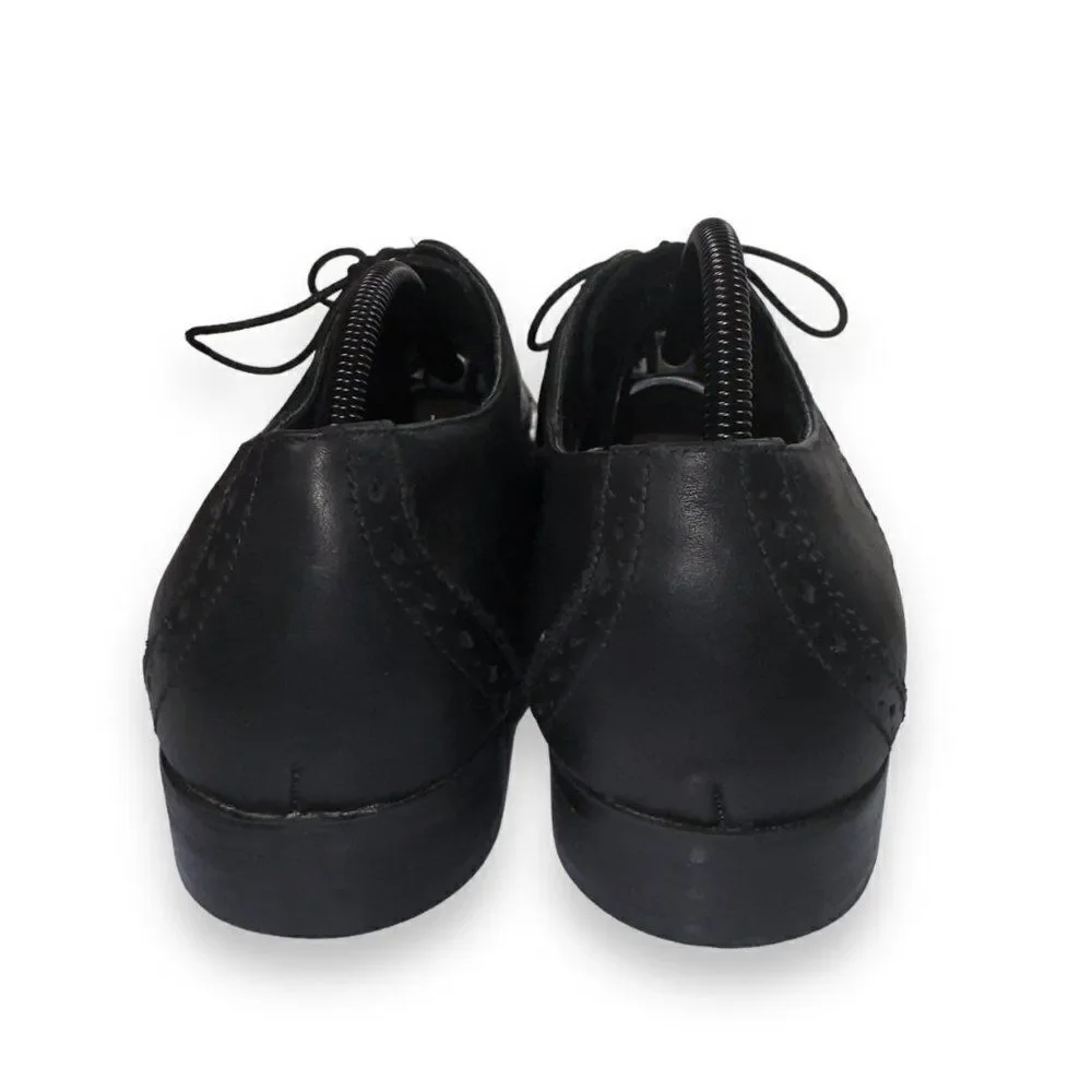 Penguin by Munsingwear Blucher Oxfords Black Leather PBLU201-1‎ Men's 13